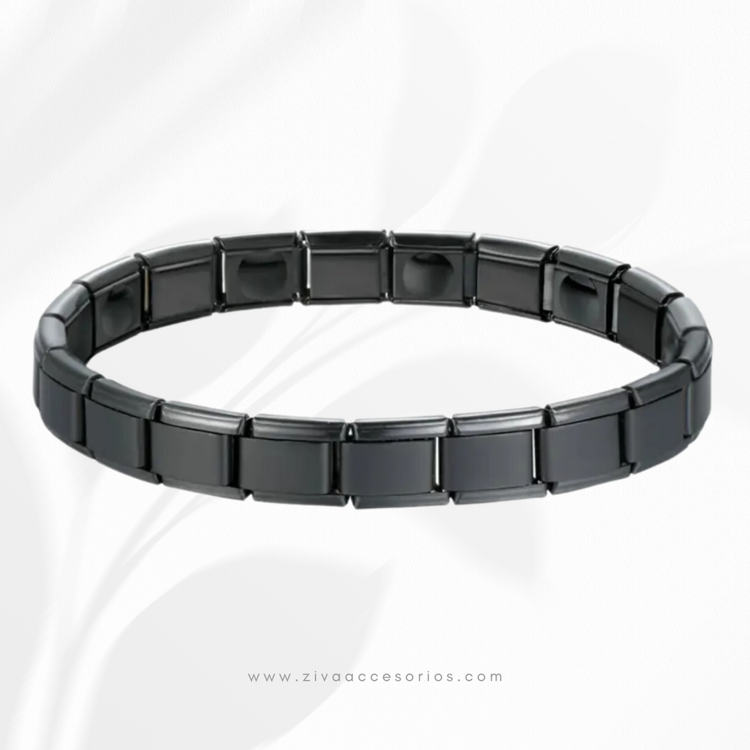 Pulsera Italiana Negra