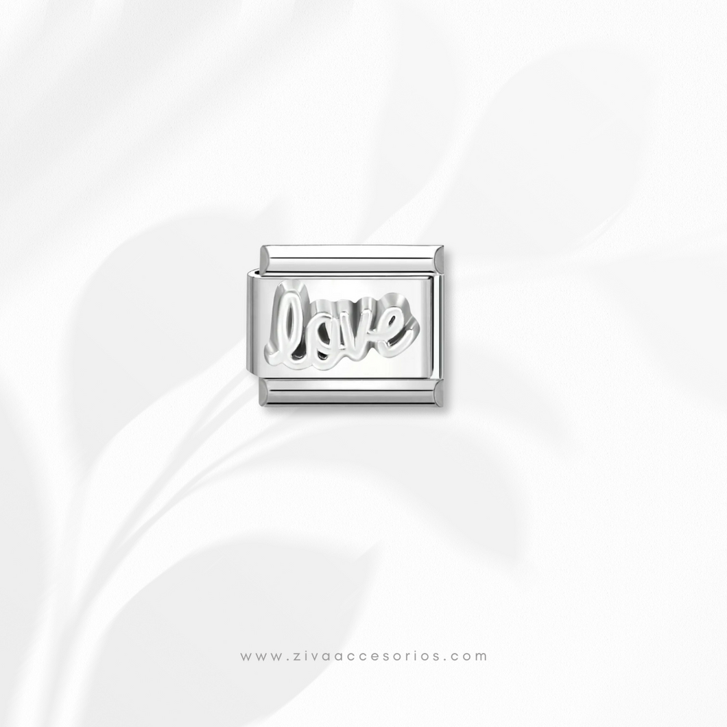Charm Dije Love Para Pulsera Italiana