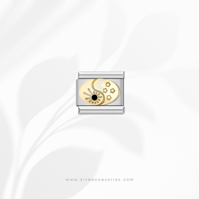 Charm Dije Yin Yang Universo Para Pulsera Italiana