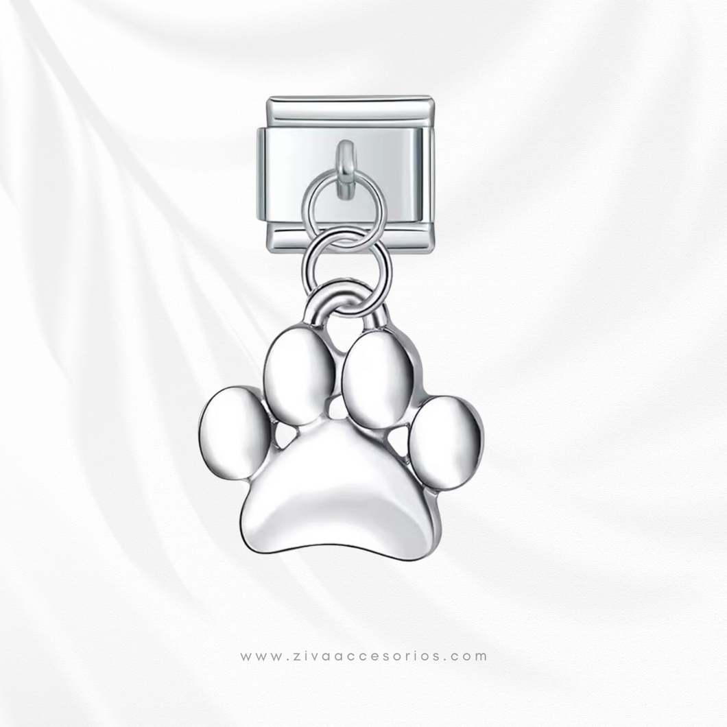 Charm Dije Huella Colgante Para Pulsera Italiana