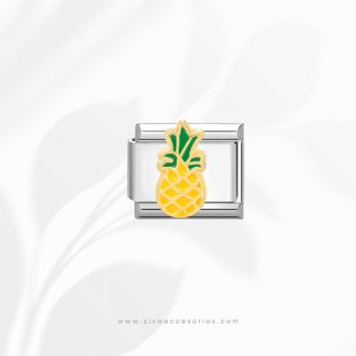 Charm Dije Piña Para Pulsera Italiana