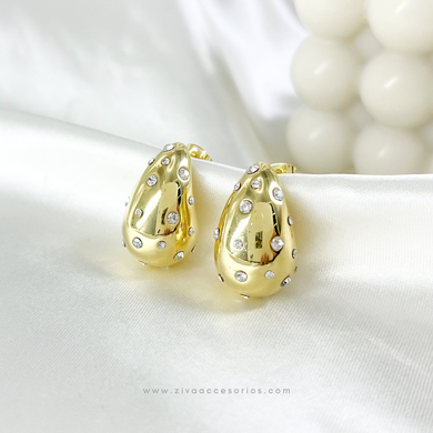 Aretes Corina Dorado