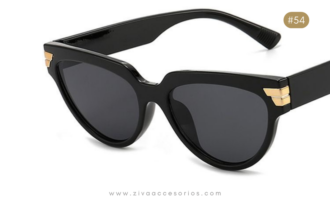 Lentes de Sol Eye Cat Aviador Negro #54