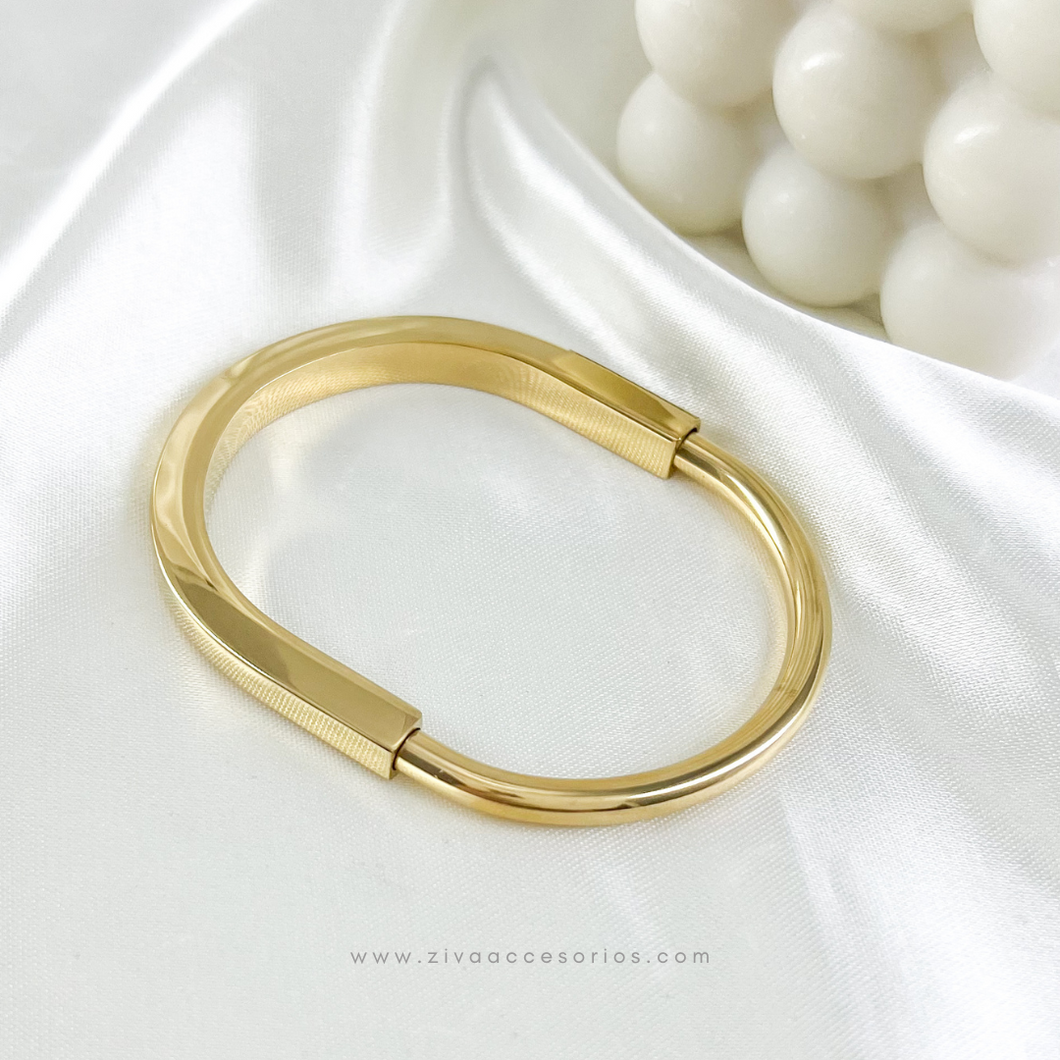 Brazalete Lock Dorado