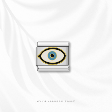 Charm Dije Ojo Turco Para Pulsera Italiana