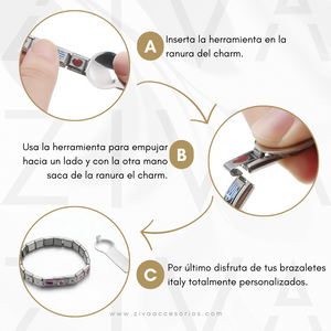 Herramienta Para Apertura de Dijes Charms Pulsera Italiana